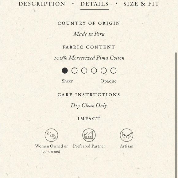 DÔEN — FLORINA Dress SMALL - Picture 7 of 7